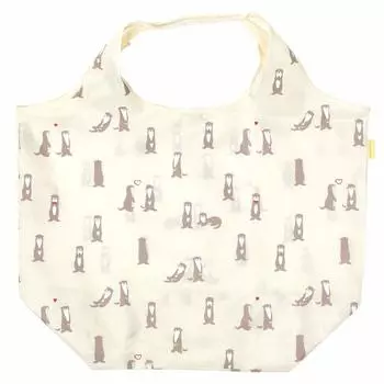 Eco Tote Large Love Otter Off [Hamamonyo]