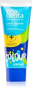 Ecodenta Colour Surprise children s toothpaste against cavities TU прозрачный