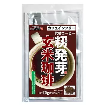 Ecodpack Пророщенный коричневый рисовый кофе 20 г 10 [Ecodpack] (приблизительно. чашки)