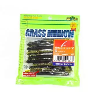 Ecogear Soft Lure Grass Minnow L 3-1/4 дюйма 8 шт. в упаковке 171 (0788)