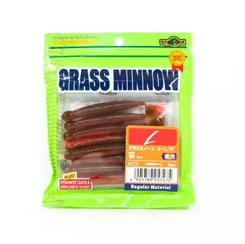 Ecogear Soft Lure Grass Minnow L 3-1/4 дюйма 8 штук в упаковке 161 (7275)