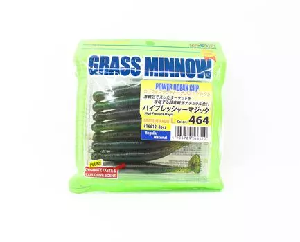 Ecogear Soft Lure Grass Minnow L 3-1/4 дюйма, 8 штук в упаковке 464 (6120)