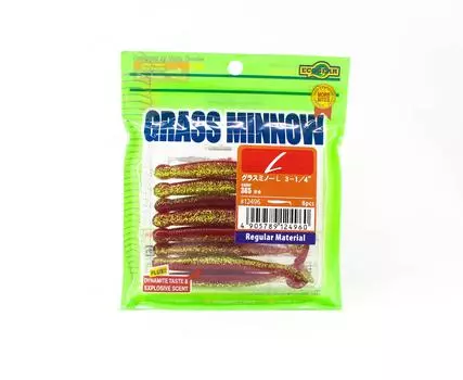 Ecogear Soft Lure Grass Minnow L 3-1/4 дюйма, 8 шт. в упаковке 365 (4960)