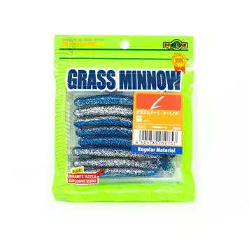Ecogear Soft Lure Grass Minnow L 3-1/4 дюйма 8 штук в упаковке 168 (0757)