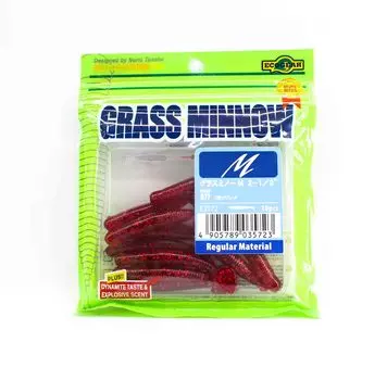 Ecogear Soft Lure Grass Minnow M 2-1/2 дюйма 10 штук в упаковке 077 (5723)