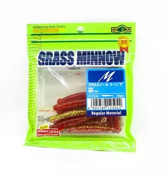 Ecogear Soft Lure Grass Minnow M 2-1/2 дюйма 10 шт. в упаковке 365 (5042)