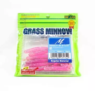 Ecogear Soft Lure Grass Minnow M 2-1/2 дюйма, 10 шт. в упаковке 497 (1742 г.)