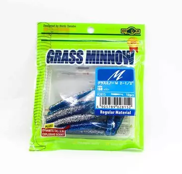 Ecogear Soft Lure Grass Minnow M 2-1/2 дюйма 10 шт. в упаковке 168 (8152)