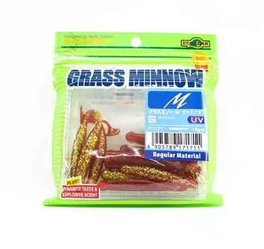 Ecogear Soft Lure Grass Minnow M 2-1/2 дюйма 10 шт. в упаковке 329 (1711 г.)