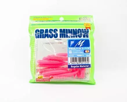 Ecogear Soft Lure Grass Minnow M 2-1/2 дюйма 10 шт. в упаковке 158 (1570)