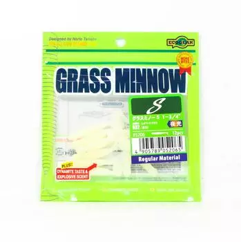 Ecogear Soft Lure Grass Minnow S 1-3/4 дюйма, 12 штук в упаковке 032 (2065)