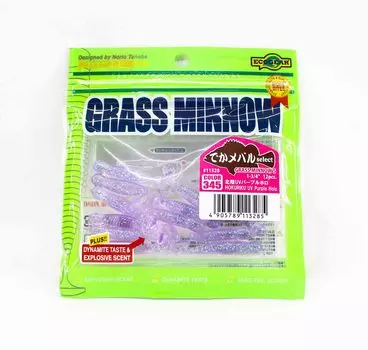 Ecogear Soft Lure Grass Minnow S 1-3/4 дюйма, 12 штук в упаковке 345 (3285)
