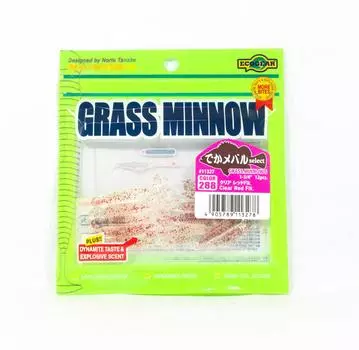 Ecogear Soft Lure Grass Minnow S 1-3/4 дюйма, 12 штук в упаковке 288 (3278)