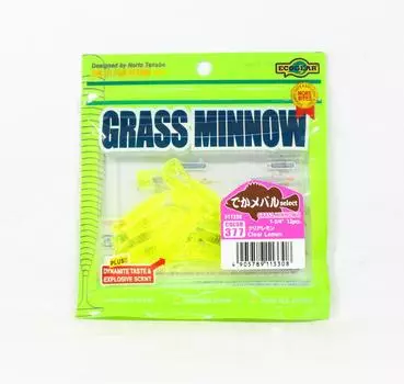 Ecogear Soft Lure Grass Minnow S 1-3/4 дюйма, 12 штук в упаковке 377 (3308)