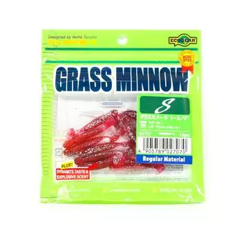 Ecogear Soft Lure Grass Minnow S 1-3/4 дюйма 12 штук в упаковке 111 (7070)