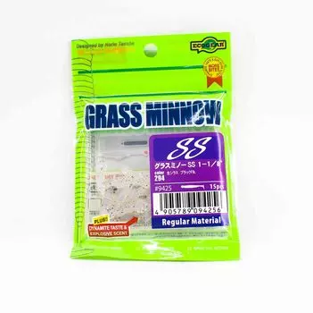 Ecogear Soft Lure Grass Minnow SS 1-1/8 дюйма 15 штук в упаковке 294 (4256)