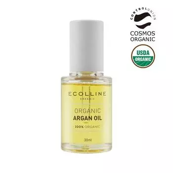 Ecolin Органическое аргановое масло 30 мл (100% органическое аргановое масло.), органическое аргановое масло, 1 шт.