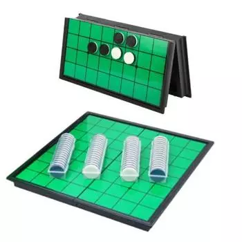 ecolucky Lucky Distribution Portable Magnetic Othello Game Foldable Board Game, popular Korean game