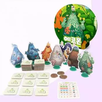 Ecomon Happy Baobab Board Game, популярная корейская обучающая игра