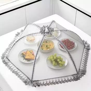 Экономичный зонтик стиль пищевые чехлы анти мухи москитные покрытия для еды кружевной стол большой чехол для стола домашние гаджеты аксессуары