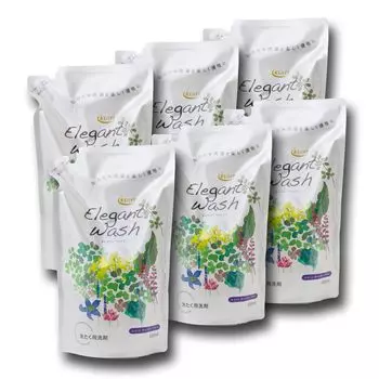 Ecoplats Zentama Bio Elegant Wash антибактериальное мягкое жидкое моющее средство x 6 все в одном (Мешочки-сумки)