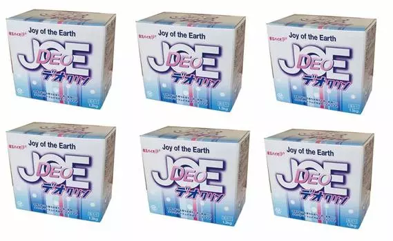 Ecoplats Zentama Bio Purifier JOE Deocrine Экологичный моющий порошок без запаха, набор из 6 коробок 1,3 кг
