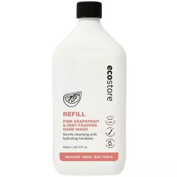 ecostore Foaming Hand Wash Refill Pink Grapefruit & Mint 850mL