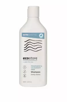ecostore Ultra No Synthetic Smooth Shampoo, без запаха, 350 мл, для чувствительных волос, с ароматизаторами, без силикона, без парабенов,