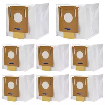 Ecovacs Paper Pack Сменный бумажный пакет, совместимый с роботом-пылесосом Yeedi DEEBOT OZMO T8 N8 Одноразовый пылевой пакет для робота-пылесоса ECOVACS