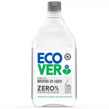 ECOVER ECOVER Zero Dish Detergent Refill 950 мл Большая емкость ecover Gentle on Hands Детское моющее средство для посуды Кухонное моющее средство для посуды Масло