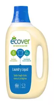Ecover Laundry Detergent Main Bottle Lavender Scent No Fluorescent No 1500ml ecover Overseas Baby Laundry Daily Necessities Mask Detergent for Rough