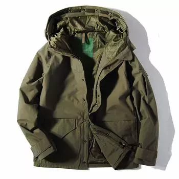 ECWCS PARKA Eco Wax Parka Военная куртка Водоотталкивающая [Хьюстон] Мужская (Оливковый драб, М) оливковое drab