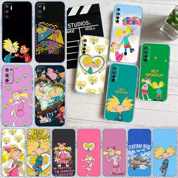 ED49 Специальный чехол для телефона Hey Arnold для Motorola G34 G32 G31 G14 G84 G62 E32 G24 G72 G71 G73 G85 G200 G60S G60 G52 G51 G50 G42 G41 G32 G30 Moto G42 эбеновый