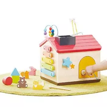 Ed Inter Деревянные игрушки Захватывающий домик в лесу 1 год Добро пожаловать! (из старого)