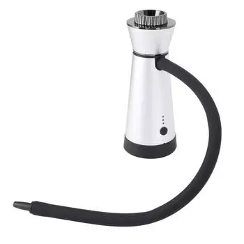 Еда Напиток Коптильня Регулируемый Маленький Портативный Ручной Дымогенератор Для Домашней Кухни Ресторана серебряный