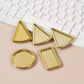 Еда Посуда Ролевые игры Кулинария Игрушки Миниатюрная мини золотая тарелка Мини-столовая посуда Игрушка Дети 1set