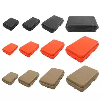 # EDC Герметичные контейнеры Держатель для наружного чехла Противоударный контейнер для хранения Organiz M чёрный