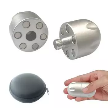 EDC Игрушка Мини-Гаптический Слайдер Гладкая поверхность Процесс снятия стресса с ЧПУ серебряный