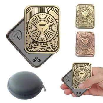 EDC игрушка-слайдер с кончиками пальцев, игрушка-непоседа, магнитная антистрессовая игрушка золотистый