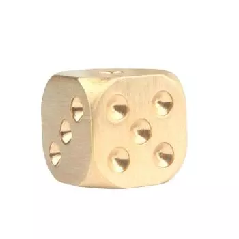 EDC металлические твердые латунные игральные кости игрушечный клубный бар праздничные вечерние развлечения игровые аксессуары Large