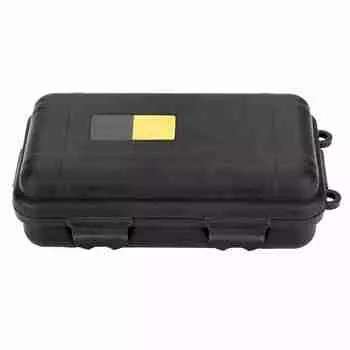 EDC Outdoor Survival Водонепроницаемый Герметичный Ящик Пылезащитный Устойчив к Давлению (Черный Маленький)