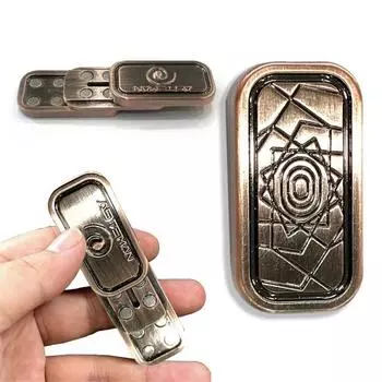 EDC ползунок с принтом розы, гальваническая игрушка для пальцев, избавит от скуки красный