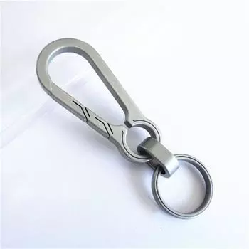 EDC Tool Titanium Zinc Zinc Alloy Keychain Waist Belt Titanium Key Rings Holder Men Key Rings B