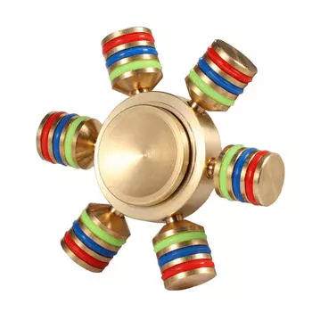 EDC Tri-Spinner Finger Gyro Toy Fidget Hand Torqbar Kids Focus СДВГ Подарок на аутизм Лидер продаж
