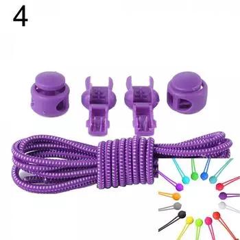 Eddya 100 см шнурки без завязок, растягивающиеся шнурки с фиксатором, эластичные шнурки для обуви 1#