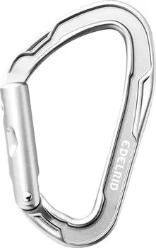 Edelrid Climbing Mountaineering Carabiner Mission Straight Silver ER73753 (SV)