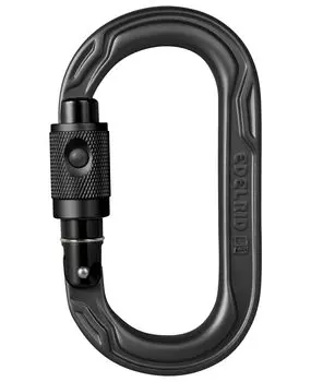 Edelrid Climbing Mountaineering Carabiner Oval Power 2500 Permalock Night ER85203 (B)