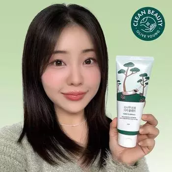 [Eden Yoon PICK] Round Lab Pine Soothing Cica Cleanser 150 мл, корейское очищающее средство