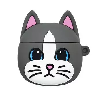 Edifer Walker Hua Re Evo Air Bluetooth Earphone Cover 2024 Evo Air Cartoon Protective Case Cute Silicone Drop-Resistant Earphone Case Evo air Gray puppet cat