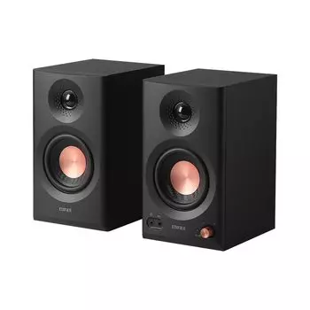 Edifier MR3 Studio Monitor Speaker Award Bluetooth 36W Room Correction High Resolution Специальное приложение TRS Input Jack Output Для просмотра MDF Black белый